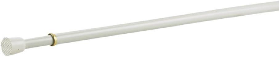 Kenney Enamel White Tension Rod 28 in. L x 48 in. L