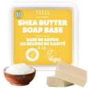 Shea Butter Soap Base - 5Lb Melt and Pour Soap Making Supplies with Organic Shea Butter - No Palm Oil, Vegan, Antioxidant-Rich and Gentle on the Skin - Crafting Recipe Book Included (80 Ounce (Pack of 1))