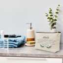 huester Irish Gifts for Women Makeup Bag, Gift for Family Members Cosmetic Bag for Women, Ireland Gifts, Abhaile Irish Family Toiletry Bags Travel Zipper Makeup Pouch (Home)