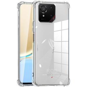 Compatible with Asus ROG Phone 9/9 Pro Case Clear, Soft TPU Asus ROG Phone 9/9 Pro Cover Transparent Shockproof and Scratch-Resistant Bumper Protection (Clear)
