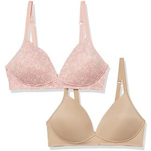 Warner's Women's Blissful Benefits Wireless Lift T-Shirt Bra 2-Pack 04003w.   34D