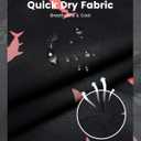 maamgic 2 in 1 Mens Swim Trunks 7 Inch Swim Shorts Swim Suits Board Shorts (Black, XXL)