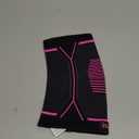 Kunto Fitness Elbow Brace Compression Support Sleeve (Shipped From USA) for Tendonitis, Tennis Elbow, Golf Elbow Treatment - Reduce Joint Pain During Any Activity! (Large, Pink)