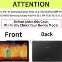 Tri-Fold Case Compatible with Samsung Galaxy Note 10.1 inch SM-P600 P601 P605 Tablet and Samsung Galaxy Tab Pro 10.1 SM-T520/T525(2014 Edition) - Premium PU Leather Tri-Fold Cover with Auto Sleep/Wake (One Size, Big Eyes)