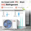 Blast Series 12000 BTU 20 SEER2 115V Ductless Mini Split Air Conditioner