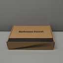 Bathroom Faucets 3 Hole Bathroom Sink Faucet with Pop Up Drain and Water Supply Hoses 8 Inch Waterfall Bathroom Faucet Two Handles for Vanity,Lavatory,Restroom,Commercial,Black