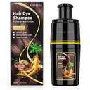 KAISASA Hair Dye Shampoo 3 in 1, Hair Color Shampoo for Cover Grey Hair, Natural with Herbal Ingredient for Men and Women (Chestnut Brown)