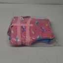 Pottwal Swim Vest for Kids - Swim Jacket for 1-2 Years (24-33LBS) - Buoyancy Aid Made of Neoprene & EPE - with Adjustable Crotch Strap (Small, 8 Pockets - Purple Unicorn)