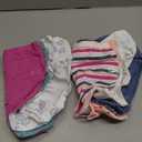 Hanes Girls' Cotton Stretch Underwear (14, Pink, Teal, Navy, Floral Prints, Stripe Print)