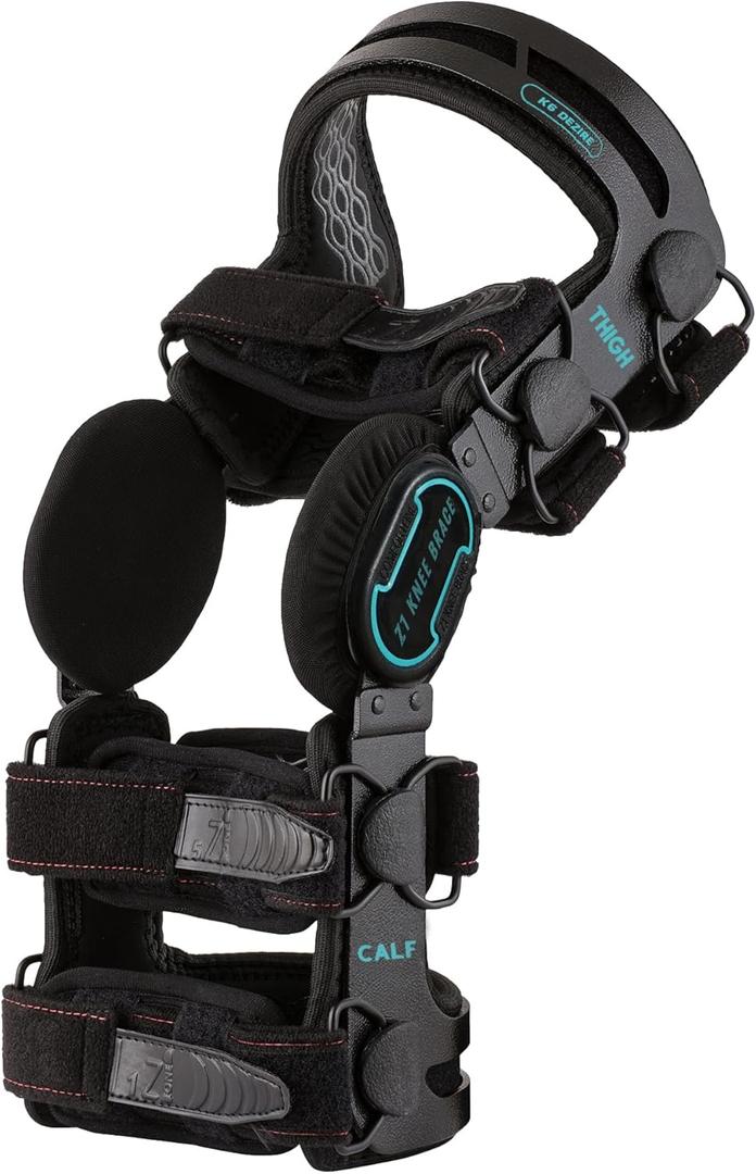 Z1 K6 Hinged Unloader Metal Knee Brace for Men and Women - Knee Support for ACL, MCL, LCL, PCL, Sport Injuries, Mild Osteoarthritis, Meniscus Tears - Ideal for Running & Daily Activities (S23)