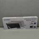 Wireless Keyboard and Mouse Ultra Slim Combo, TopMate 2.4G Silent Compact USB 2400DPI Mouse and Scissor Switch Keyboard Set with Cover, Batteries Included, for PC/Laptop/Windows/Mac - Silver White