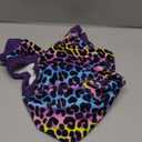 KYEESE Dog Pajamas Velvet Dog Pajamas Small Sized Dogs Soft Dogs Clothes Pet Coat Stretchy Doggie Pjs Pet Costume with Leopard Pattern Comfy Doggie Jammies Onesie, Medium (Medium (11-15lbs))