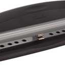 Swingline 3 Hole Punch, 10 Sheet Capacity Three Hole Puncher 3 Ring, Adjustable 2-3 Hole Paper Punch, Precision Pro, Black & Silver (74037)