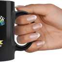 Panvola Mental Health Counselor Gifts Therapist Mug Novelty Inspirational Gift Idea Awareness Coffee Cup Black 11oz For Psychologist/Psychiatrist (11 oz)