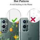 3 x Unov Case Compatible with OnePlus 9 Pro 5G Clear with Design Soft TPU Shock Absorption Slim Embossed Pattern Protective Back Cover OnePlus 9 Pro 5G Case 6.7 inch (Citrus Flavors)