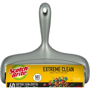 Scotch-Brite 50% Stickier Large Surface Lint Roller, Works Great On Pet Hair, 60 Sheets AND  Photo Fram 8×10