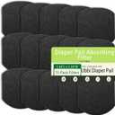 15 Pack Activated Carbon Filters for Ubbi Diaper Pail,Filter Odor Eliminator,Odor Absorber Carbon Filter Compatible with Ubbi Diaper Pail,Keep Air Clean And Fresh