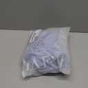 ZAFUL Women's Cinched Bikini Solid Color Wave Textured Knotted Tied Side Two Piece Swimsuit Bathing Suits (Medium, 1-light Blue)