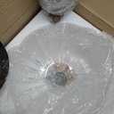 Latinulu 1Light Pendant Light with Oil Rubbed Bronze Metal Glass Shade and Adjustable Cord Industrial Ceiling Hanging Light for Kitchen Island Bar Dining Room Bedroom Foyer Hallway Farmhouse