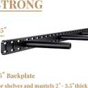 2pcs Floating Shelf Hardware Heavy Duty Hidden Shelf Brackets Support,Wall Mounting Invisible Floating Shelves Bracket with Jig (34" x 8" x 1.5" with Tools)