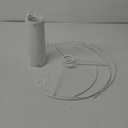 OUTON White Large Drum Lamp Shades for Floor Lamps, 16" Top x 16" Bottom x 9" High, Easy to Assemble, Replacement Linen Lampshades for Table Lamps & Bedside Lamps (1.65" Spider)