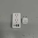 Voltage Converter US to Europe, 220 to 110 Converter for European Travel, Power Converter Adapter Combo with 2 USB-A 2 USB-C Port & UK/AU/US/IT/European Travel Plug Adapters