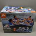 Hydro-Force 4-Person Inflatable Rapid River Floating Tube with Cup Holders & Handles, Large