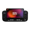 CRKD Nitro Deck+ Handheld Pro Controller for Nintendo Switch & OLED Model - TV Dockable - Programmable Sidekicks & Back Buttons - True Collection System (Clear Black Edition)