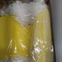 Preboun 400 ft Solid Pennant Banner Flags 240 Pcs String Hanging DIY Triangle Bunting Bulk Garland for Grand Opening Carnival Birthday Party Decoration Outdoor(Yellow)