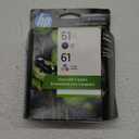 HP 61XL/61 High Yield Black and Standard Tricolor Combo Pack (CZ138FN 140) (In Retail Packing)