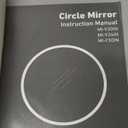 Sweetcrispy 24in Round Bathroom Mirrors for Wall, Bathroom Mirrors for Over Sink, Wall Decor for Bathroom, Entryway, Bedroom, Vanity, Classical Black