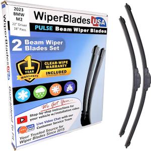 Windshield Wiper Blades, (Set of 2), Size M2