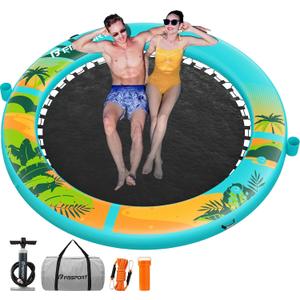 ClickFBSPORT Inflatable Water Hammock Round Floating Ring for Adults