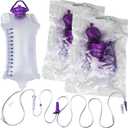2 Packs Feeding Bag, 1200ml Bags Kit, Delivery Bag Set, Pump Bags, Large Bore