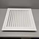 HVAC Premium 18" X 18" Aluminum Return Filter Grille for 1" Filter - Easy Airflow - Linear Bar Grilles [Outer Dimensions: 20.5"w X 20.5"h]