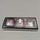 6 Pack Case with Tempered Glass Screen Protector for Apple Watch SE 3/SE 2/SE/6/5/4 44mm, Ultra-Thin Scratch Resistant Full Protective Hard PC Bumper Cover for iWatch 44mm Accessories (Black/Clear/Starlight/Silver/Rosegold/Pink)