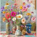 Puzzles for Adults 1000 Pieces Flowers, Puzzle 1000 Pieces, 1000 Piece Puzzle for Adults Suitable for Home Dcor with 1:1 Poster Dust Free Jigsaw Puzzles (27.5"X19.6")