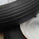 4.80/4.00-8 Wheelbarrow Tire Flat Free, 16'' Tire and Wheel 330LB Load Capacity, with 5/8" & 3/4" Bearings, 3''-4''-6''-7'' Adjustable Hub for Garden Cart, Hand Truck, Trolley, Wagon, 2 Pack