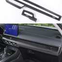For Honda CRV 2023 2024 2025 2026 Center Console Dashboard Trims, Low-Key Luxurious Wood Grain Interior Front Air Vent Frame Cover Molding for CR-V LX, EX, EX-L, Sport Hybrid, Sport Touring- Wood