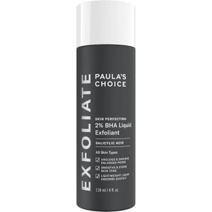 Paula's Choice SKIN PERFECTING 2% BHA Liquid Exfoliant with Salicylic Acid, Facial Polish for Pores, Wrinkles & Fine Lines, Suitable for Blackhead-Prone Skin, Fragrance-Free (4Fl Oz)