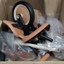 newyoo Toddler Tricycle with Push Handle for 1-3 Year Old, Toddler Bike, Birthday Gift and Toy for Boys and Girls, 5 in 1 Kids Trike, Balance Bike with Backrest and Safety Belt, Khaki, TR007