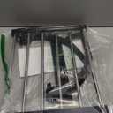 Portable Clothes Drying Rack for Balcony Railings Windowsill, Folding Towel Rack Indoor Outdoor Retractable Laundry Rack with Sock Clips for Drying Socks (28.7"x 13.2")