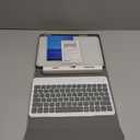 ABSONE for iPad A16 11th 10th Generation Case with Keyboard, 7 Colors Backlit Detachable Wireless Folio Keyboard Cover with Pencil Holder for iPad A16 11 inch Gen 2025 10th Gen 10.9 Inch 2022 Grey