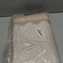 GarveeHome Scalloped 2x6 Runner Rug for Hallway Washable Kitchen Rugs Non Slip Solid Beige Modern Soft Low-Pile Indoor Carpet for Entryway Laundry Room Floor Mats