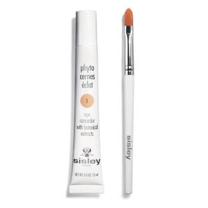 Sisley Paris Phyto-Cernes Eclat, No. 2 - 15 mL - Eye Concealer - Tinted Anti-Dark Circles Product - Instantly Masks Dark Circles & Targets Puffiness - Natural, Long-Wear Finish - Includes Brush