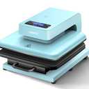 AUSHITO Upgraded Auto Heat Press - Heat Press Machine for T Shirts with Adjustable Pressure & Higher Heating Height, Heats Up Fast & Evenly Heat Press 15x15 for HTV, Sublimation, Heat Transfer Project