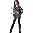 InCharacter Costumes Women’s Hooded Huntress Costume, Large 12-14, Gray, Larg