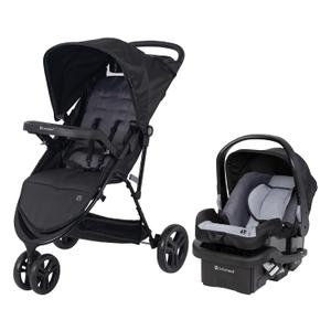 Baby Trend Venture 3-Wheel Stroller Travel System, Dash Black
