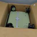 Hanke 20 Inch Carry On Luggage with Cup Holder and Charge,Top Opening Hard Shell Suitcases with Wheels and Dividers,Aluminum Frame Trunk Luggage Small Suitcase with Lock for Travel,Bamboo Green