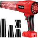 Cordless Leaf Blower Compatible with Milwaukee 18V Battery, 720 CFM 180 MPH Handheld Turbo Jet Blower with 4 Nozzles for Yard Care, Car Drying, Bullseye Electric Blower (Tool Only)